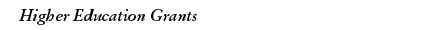 higher education grants